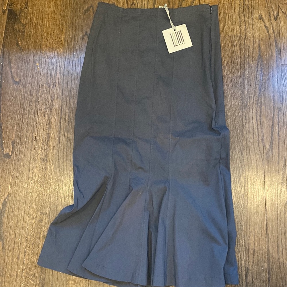 Luna Slate Midi Skirt